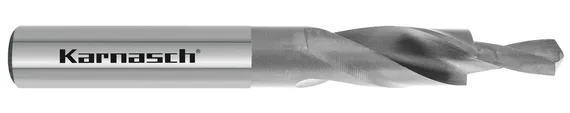 Короткое ступенчатое сверло Karnasch M3, 180°, HSS-XE, DIN 1897, арт. 40.1050.030