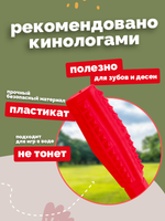 ZOONIK Игрушка "Палка литая с шипами" 28 см (пластикат)