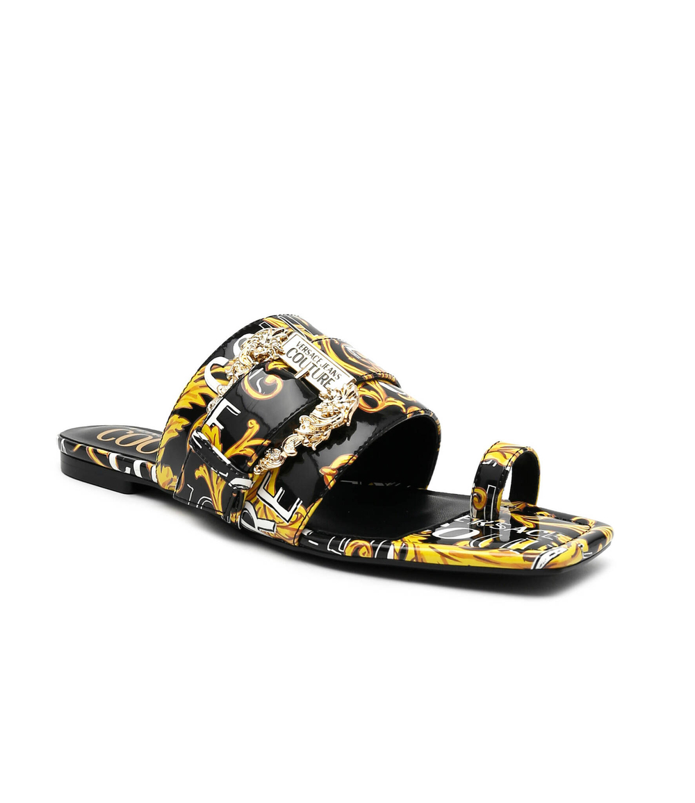 шлепанцы Versace Jeans Couture - черный(74VA3S62ZS366)