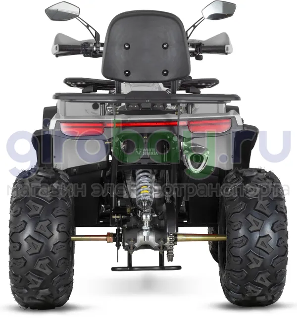 Бензиновый квадроцикл WHITE SIBERIA BARS 200CC PRO (Серый) фото №11