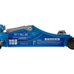 Домкрат гидравлический подкатной, поворотная рукоятка, 2т LOW PROFILE, 100-350 мм Stels