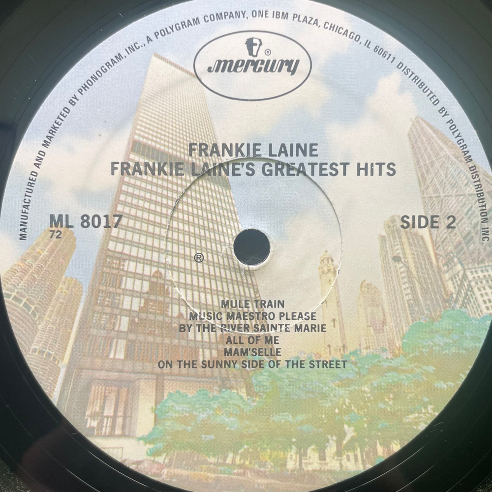Frankie Laine ‎– Frankie Laine's Golden Hits (США)