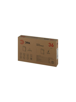 Щит распределительный навесной ЩРН-П-36 Trend BOXS-36-p-s-t IP41 ЭРА Б0052642
