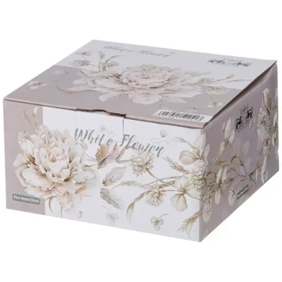 Чайная пара 350мл «WHITE FLOWER»