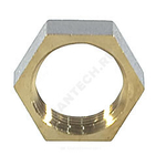 Контргайка латунь никель Ду 15 (1/2") ВР 9020 ГОСТ 32585-2013 Aquasfera 9020-01
