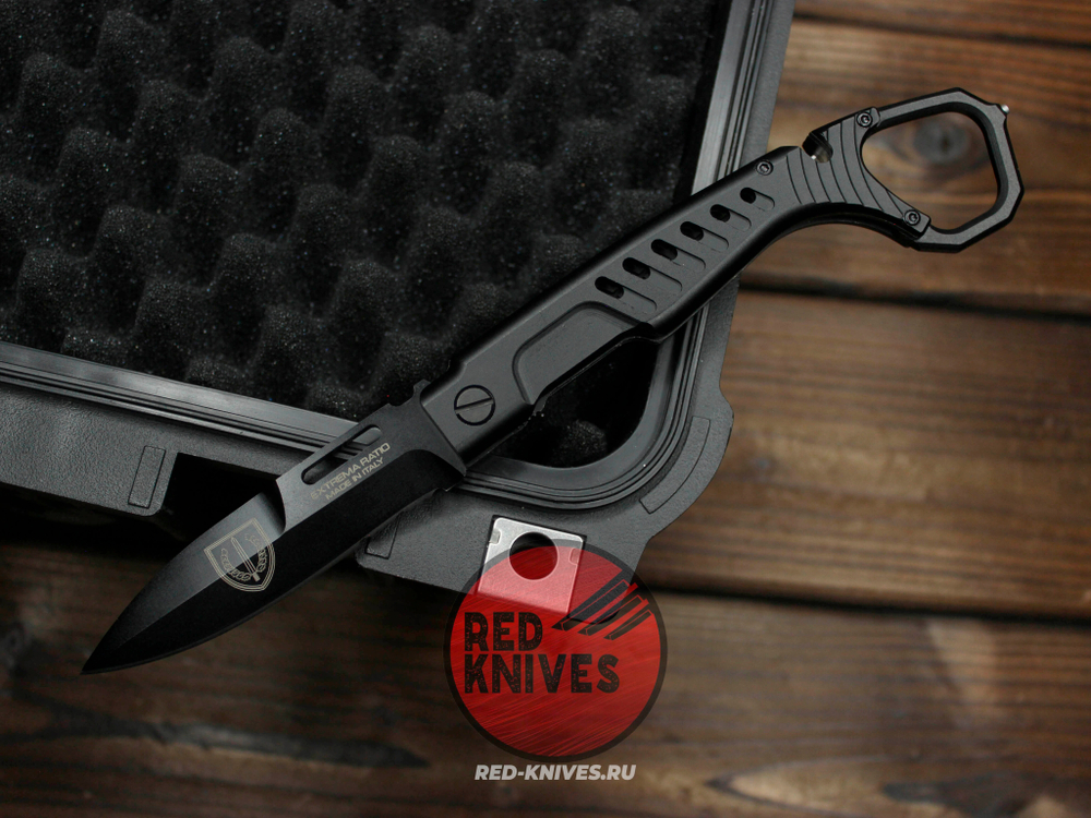 Нож Extrema Ratio MH-Stealth Black - рук алюминий