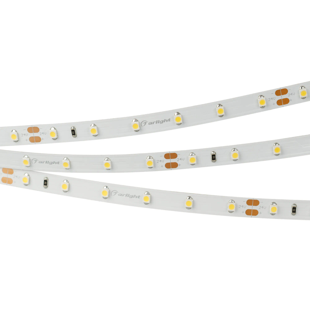 Светодиодная лента RT 2-5000-50m 24V Day4000 (3528, 60 LED/m, LUX) (Arlight, 4.8 Вт/м, IP20) 024583(1)