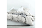 Постельное белье GoodNight Wash Cotton евро (с нав. 50х70) молочный