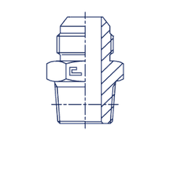 Штуцер FC JIC 1/2" BSPT1/4"
