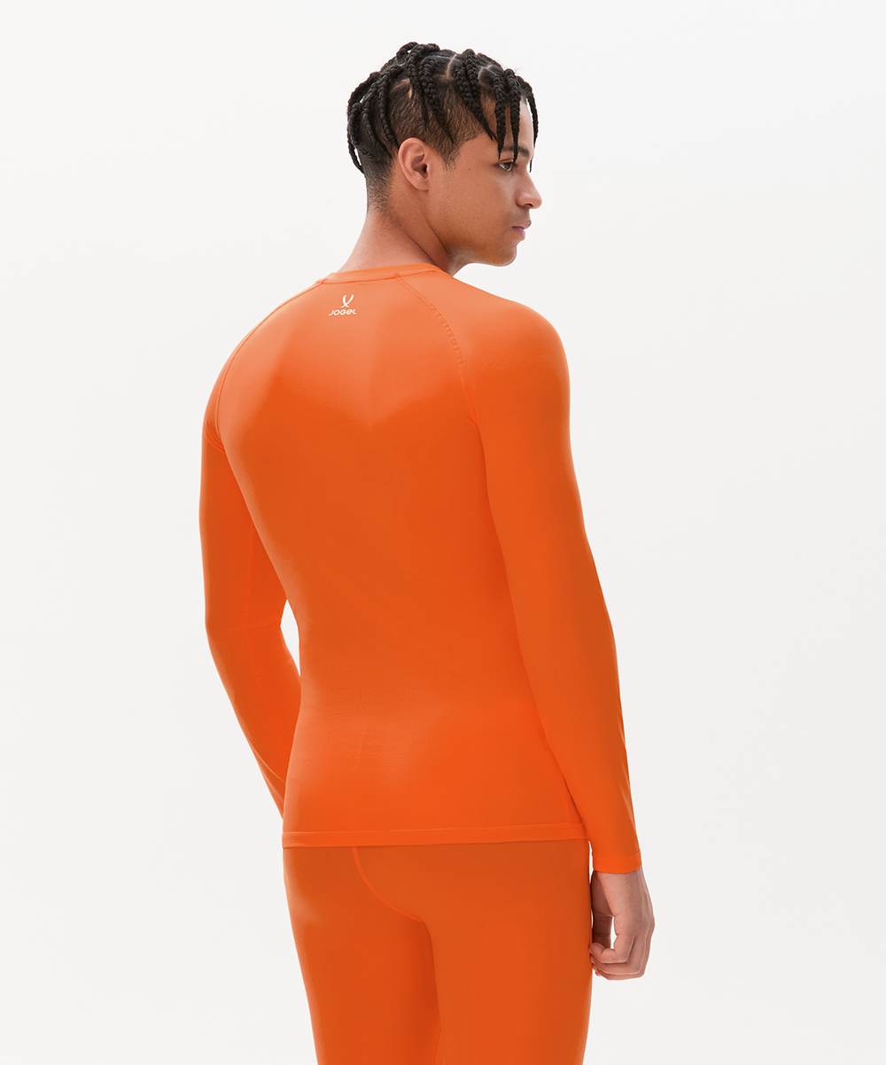 Футболка компрессионная с длинным рукавом Jogel CAMP 2 PerFormDRY Baselayer LS Tee, оранжевый D2