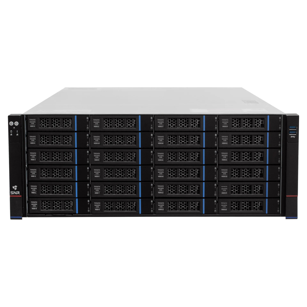 Серверная платформа SNR-SR4324RS, 4U, Scalable Gen3, DDR4, 24xHDD, резервируемый БП