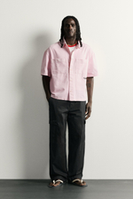 КОМБИНИРОВАННАЯ РУБАШКА RELAXED FIT — ZARA