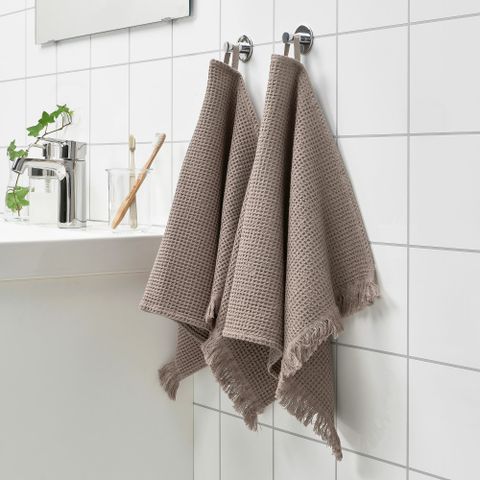 Полотенце IKEA VALLASAN (ВАЛЛАСОН), Светло-коричневый, 40х70 см