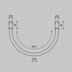 Трековый светильник Technical TR154-1-27W4K-BS