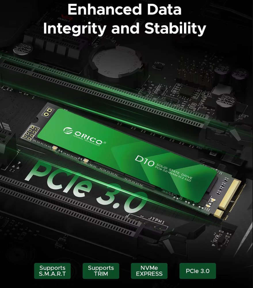 Внутренний SSD диск Orico NVME M.2 128GB Внутренний SSD диск Orico NVME M.2 128GB
