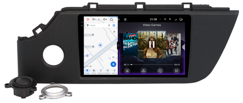 Магнитола для KIA Rio 4, Rio X-line 2020-2022, Solaris KRS/KRX 2024+ - Redpower 85306 PRO/PROmax ТОП звук, 2K QLED, Android 14, Быстрейшая, CarPlay, 4G SIM-слот