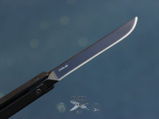 Складной нож НОКС "Скат-M" 314-740001 c клинком из стали 440, рукоять Stainless Steel