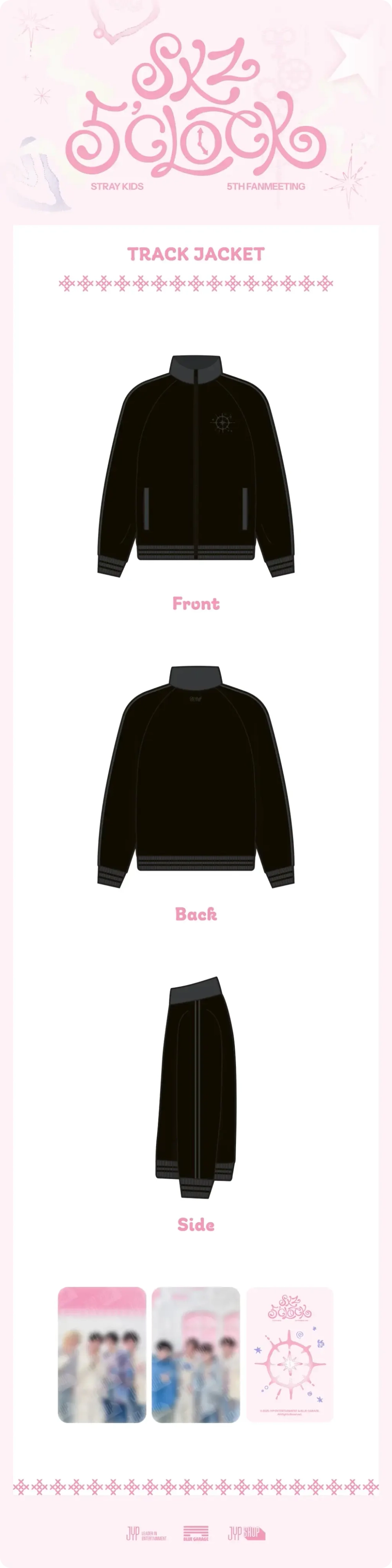 Мерч Stray Kids TRACK JACKET – SKZ 5’CLOCK
