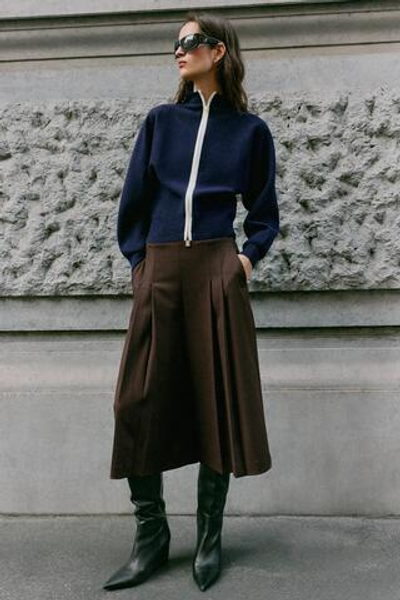 ДЛИННЫЕ ШОРТЫ В СКЛАДКУ — ZARA