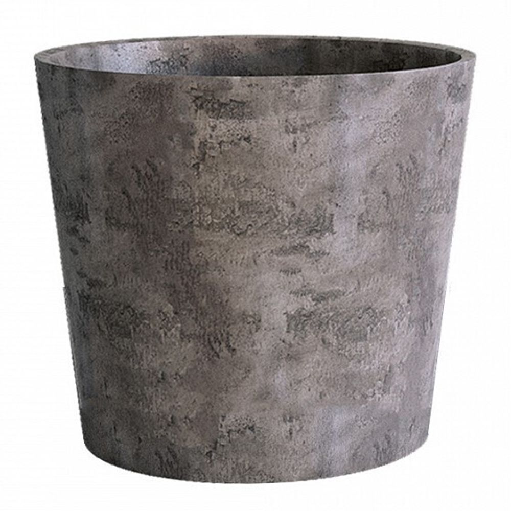 Кашпо CRATER CONCRETE GREY DARK D30 H24