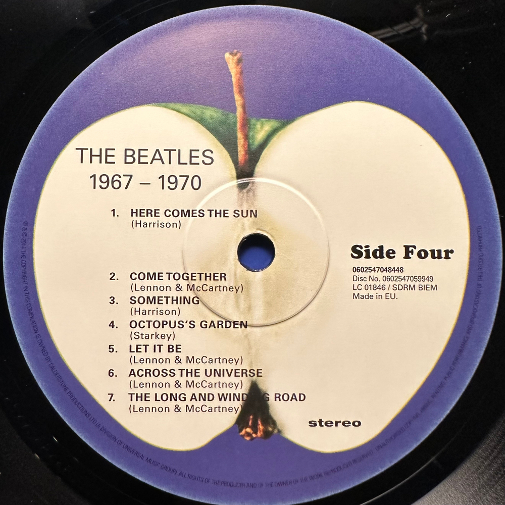 The Beatles - 1967-1970 2LP (Европа 2014г.)