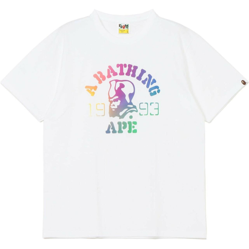 A Bathing Ape Gradation General Tee белый