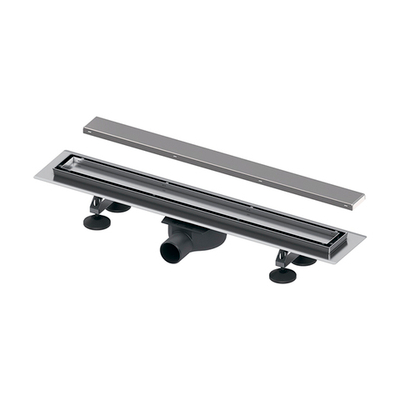 TECElinus комплект для монтажа дренажного канала 60 см, основа tile + панель steel 2 в 1
