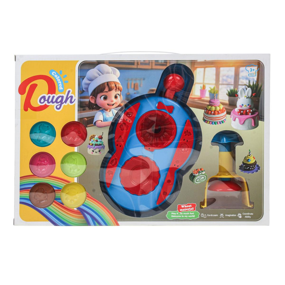 Игровой набор для лепки коробка 9028