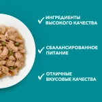 Говядина с морковью, 75г влажный корм для кошек для стерилизованных, Purina ONE