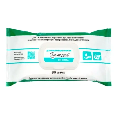 Алмадез-Оптима салфетки влажные 160x135 мм 90 шт флоу-пак