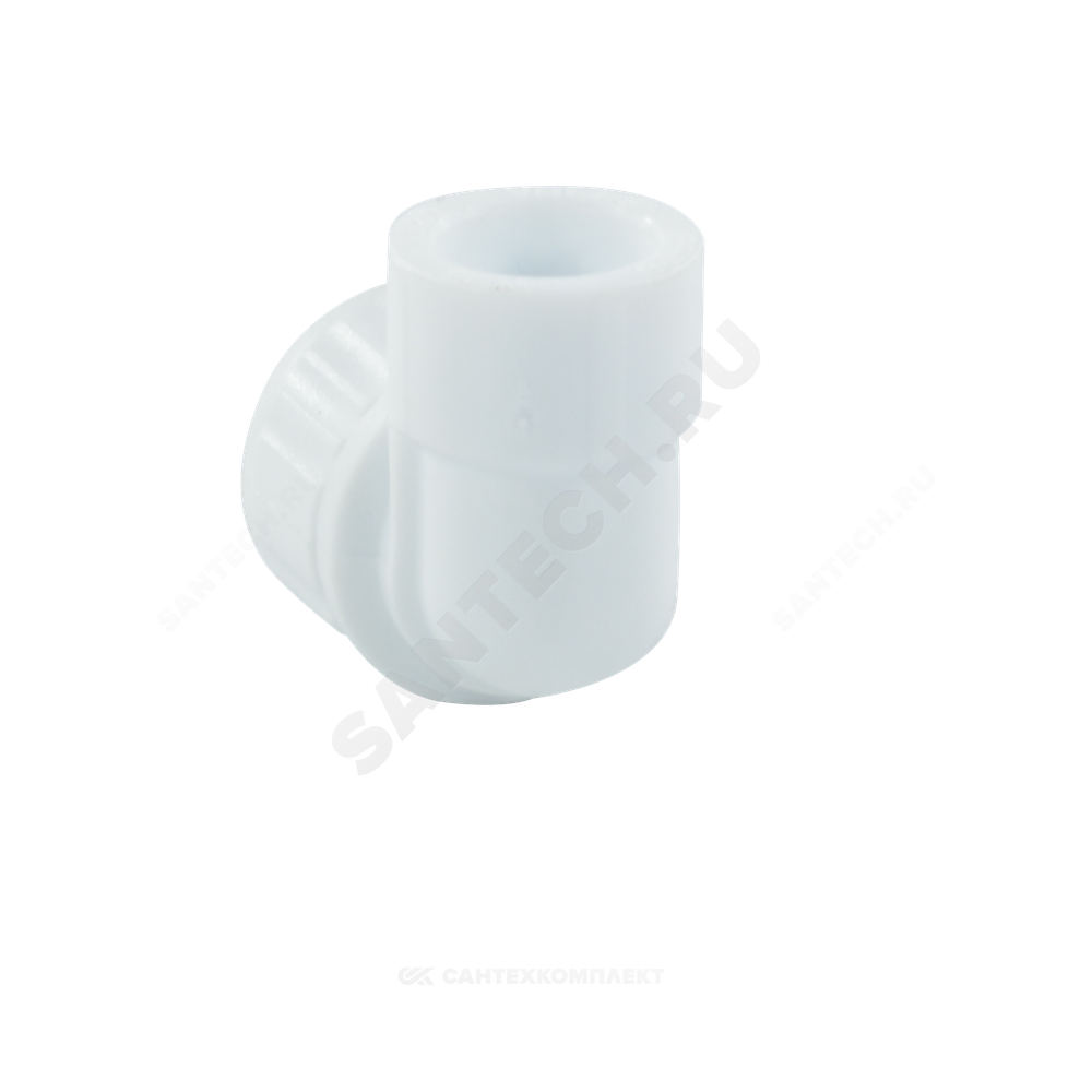 Угольник PP-R комбинированный белый Дн 25х1/2" ВР VALFEX 10125125