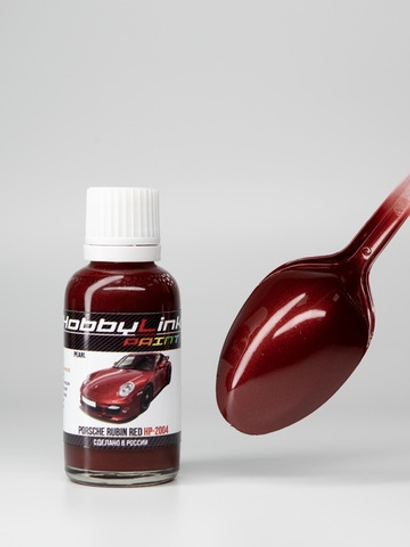 Краска лаковая HobbyLink Porsche Rubin Red HP-2004