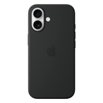 Силиконовый чехол с поддержкой MagSafe Apple Silicone Case для iPhone 16, Black (Черный)
