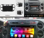 Магнитола для Volkswagen Tiguan 2011-2017 (рамка серая) - Kuberg OL-9908-2 QLed, Android 12, Быстрая, CarPlay, 4G SIM-слот