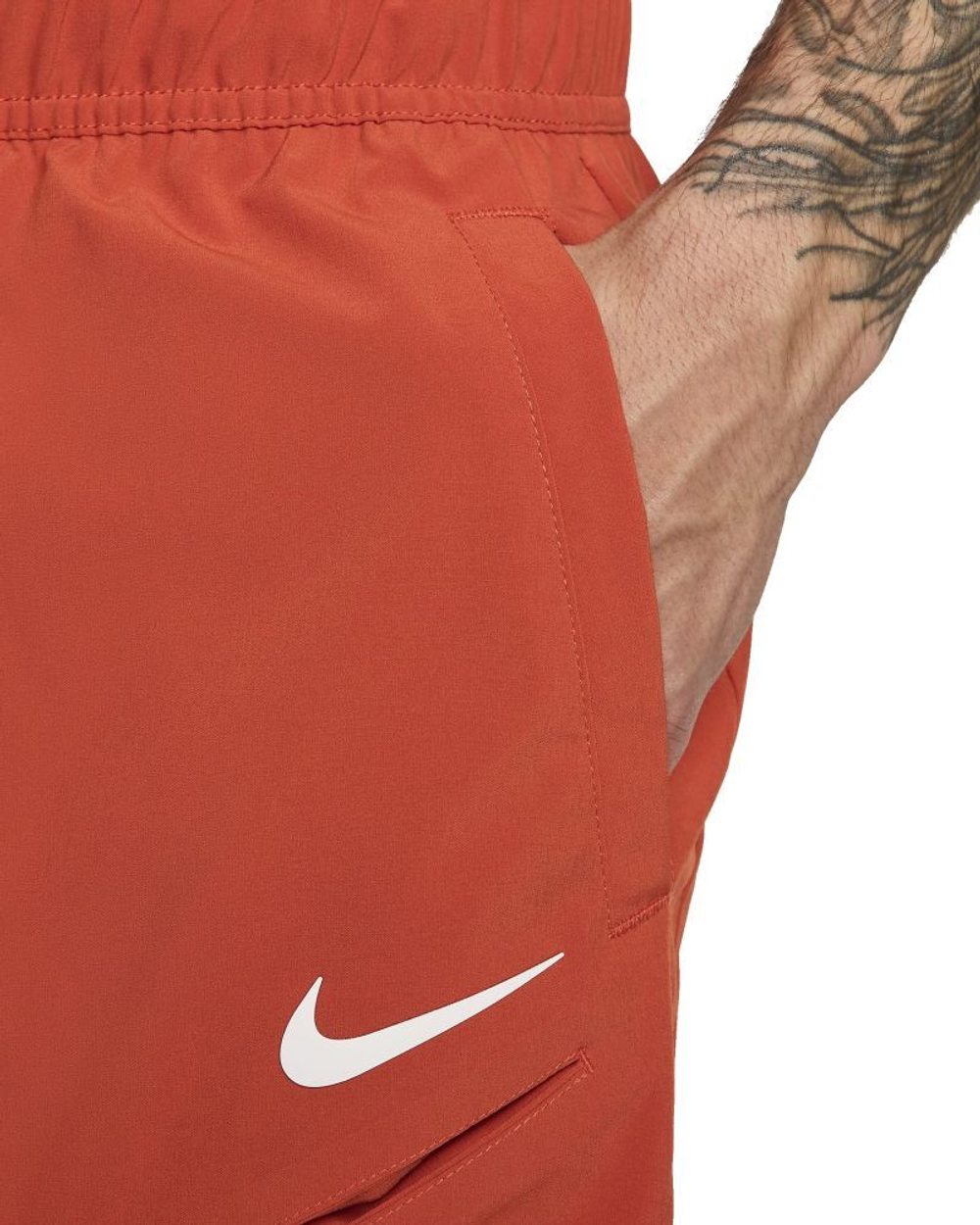 Мужские теннисные шорты Nike Court Dri-Fit Slam RG 2-in1 Shorts - rust factor/white
