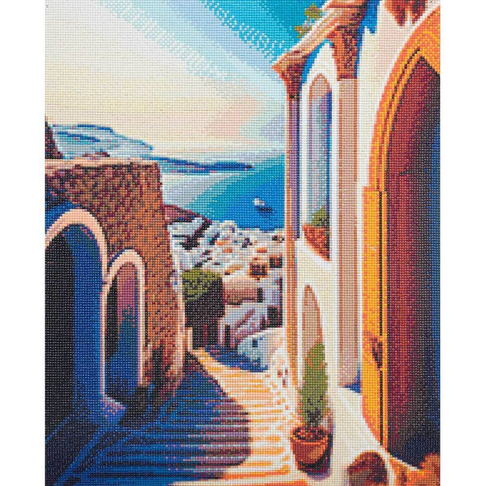 Алмазная (кристальная) мозаика Cristyle, Любимая Греция, 40х50 см