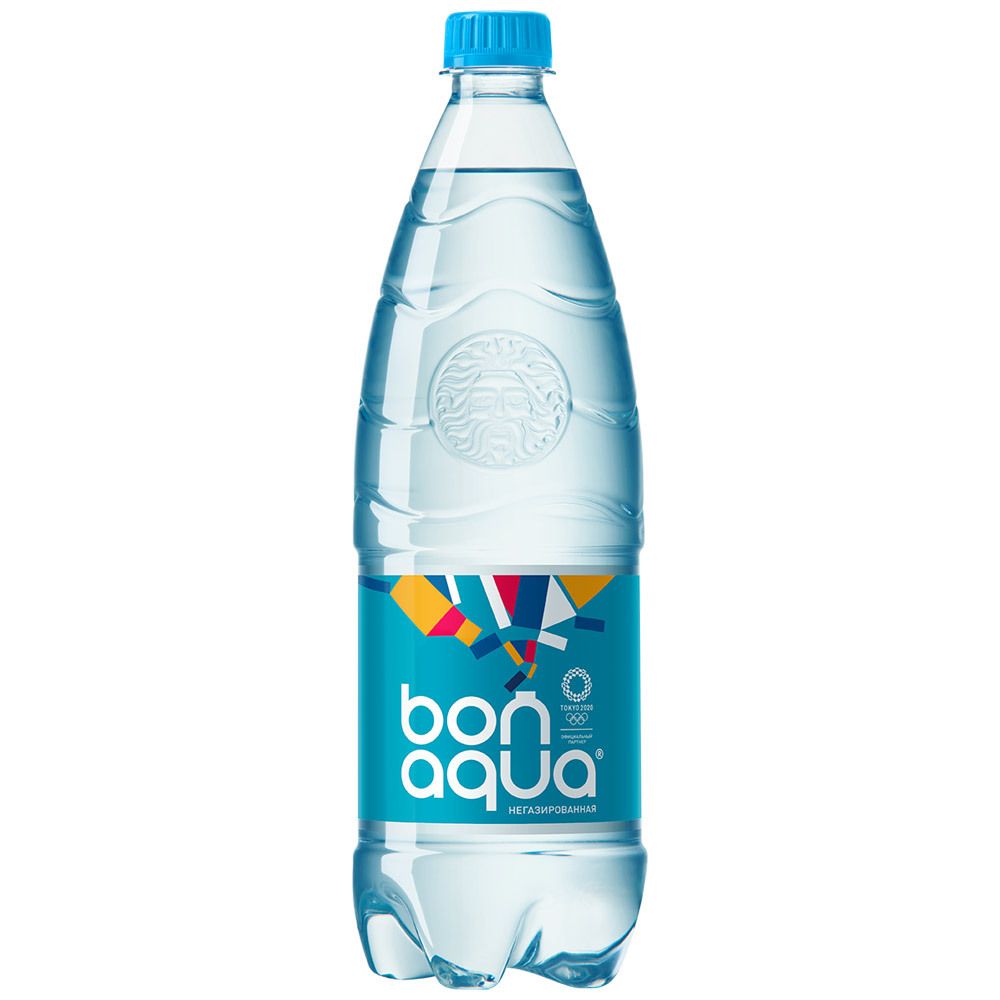 1Л ВОДА BONA AQUA ГАЗ ПЭТ