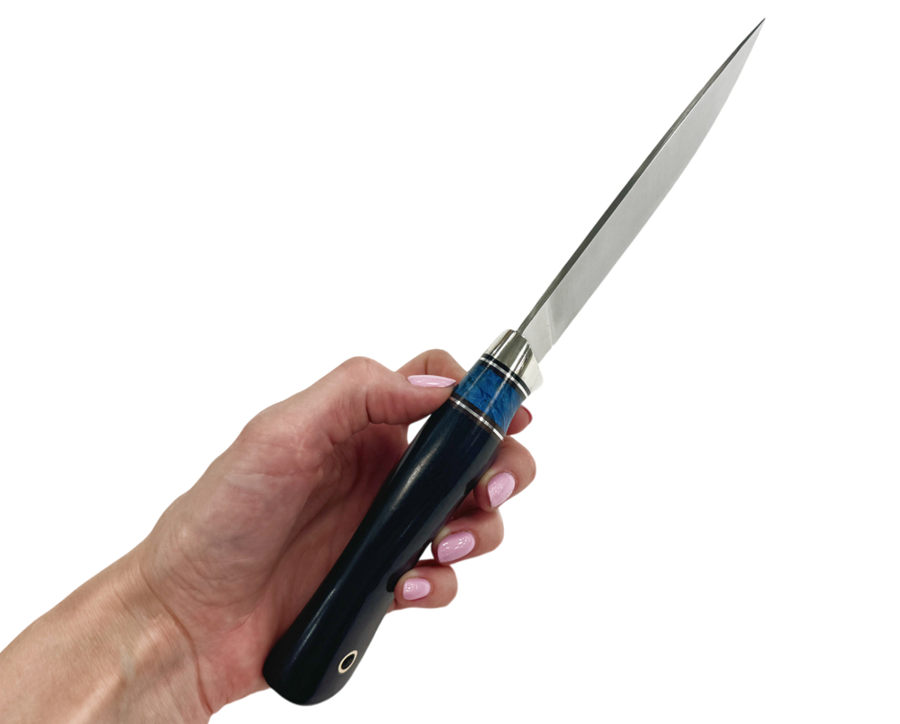 Нож Ладья, Bohler N690, граб, карельская берёза
