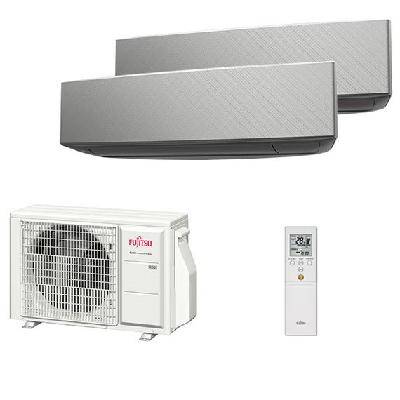 Мультисплит система на 2 комнаты Fujitsu ASYG07KETA-B + ASYG09KETA-B / AOYG14KBTA2