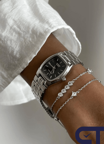 Casio LTP-1169D-1A — женские классические часы с чёрным циферблатом