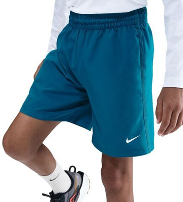 Шорты для мальчика теннисные Nike Boys Dri-Fit Multi+ Training - green abyss/white