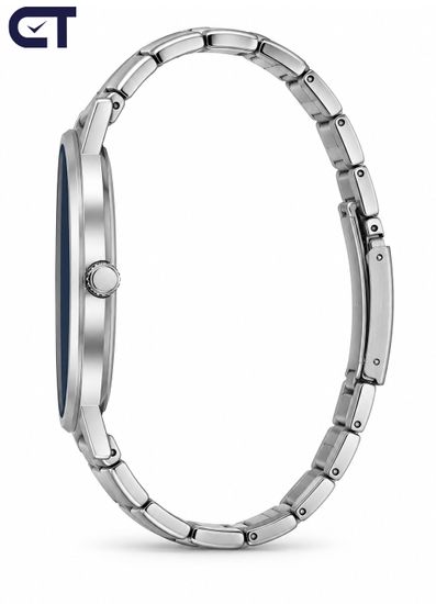 CASIO MTP-VT01D-2B CASIO Collection мужские наручные часы — синий циферблат, тонкий корпус и минималистичный стальной стиль