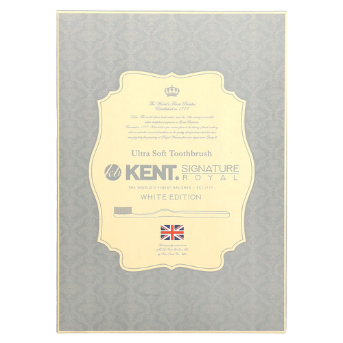 Kent, Signature Royal, White Series, ультрамягкая зубная щетка, 5 упаковок
