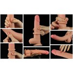 Реалистичный фаллоимитатор Lovetoy (23×4 см) с двойной плотностью