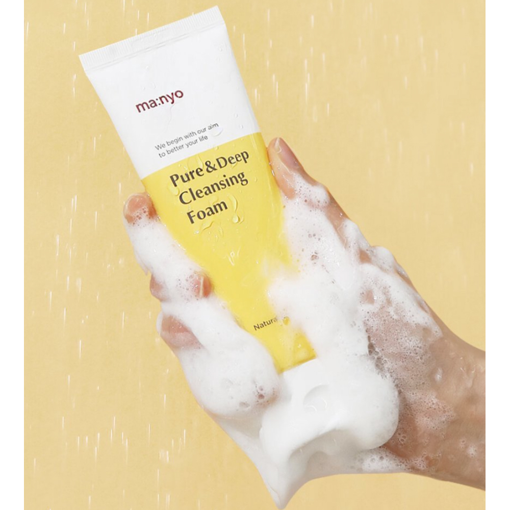 Пенка для глубокого очищения пор с керамидами Manyo "Pure Deep Cleansing Foam" 100мл