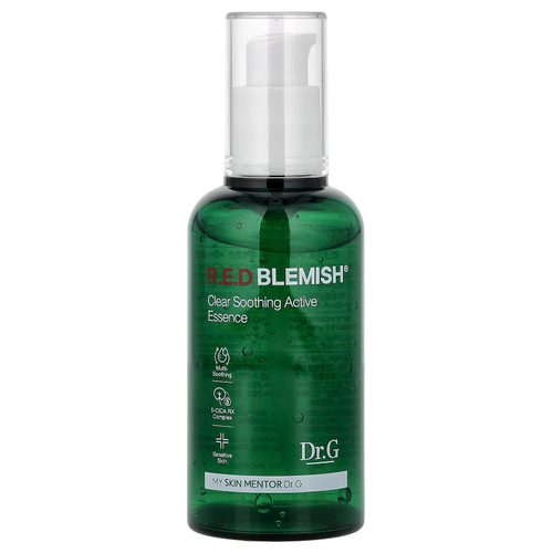 Dr. G, RED Blemish®, очищающая успокаивающая активная эссенция, для чувствительной кожи, 80 мл (2,7 жидк. унции)