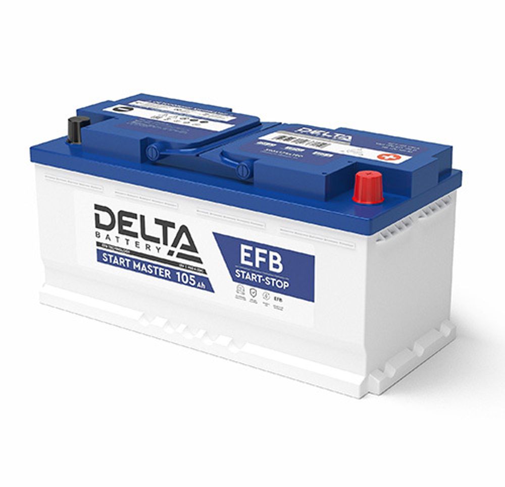 Аккумулятор Delta START MASTER EFB 12105 (12V, 105Ah) Аккумулятор Delta START MASTER EFB 12105 (12V, 105Ah)