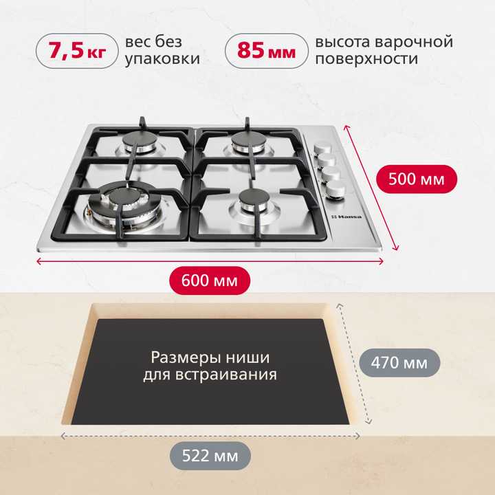 Газовая панель Hansa BHGI63112025