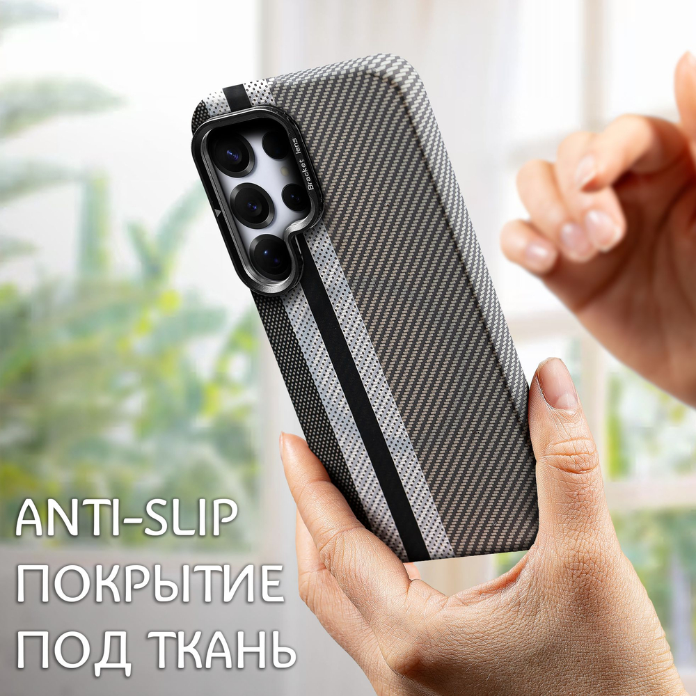 Дизайнерский чехол для SAMSUNG GALAXY S25 ULTRA с камерой-подставкой и MagSafe