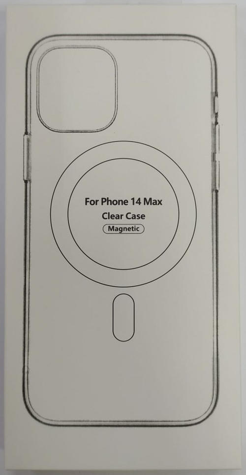 Накладка для i-Phone 14 Max силикон MagSafe Clear Case